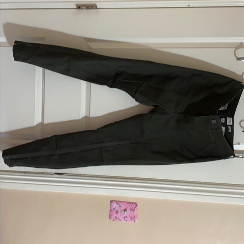 Army green jeans